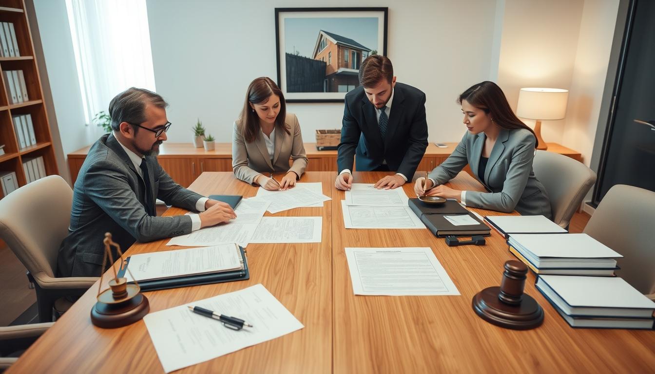 Senior legal team and family support